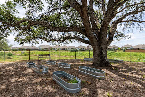 Community Garden at Avilla Berry Creek Highlands, Georgetown, TX 78633