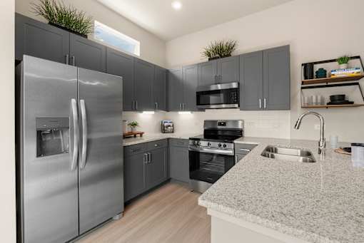 Stainless Steel Appliances at Avilla Berry Creek Highlands, Georgetown, TX 78633