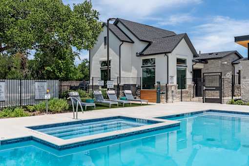 Resort-Style Pool & Hot Tub at Avilla Berry Creek Highlands, Georgetown, TX 78633