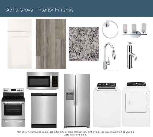 Interior Finishes at Avilla Grove, Prosper, TX 75078