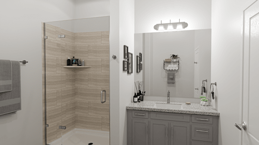 Modern Bathroom at Avilla Boat Club, Fort Worth, TX 76179