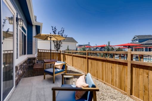 Private Backyards at Avilla Buffalo Run, Commerce City, CO