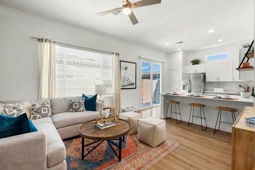 Modern Living Room at Avilla Foothills, Surprise, AZ 85388