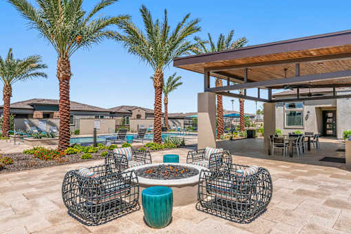 Outdoor Fire Pit at Avilla Foothills, Arizona