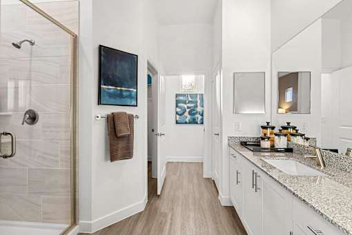 Modern Bathroom at Avilla Railhead, Cleburne, TX 76033