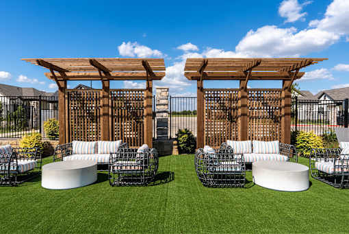 Outdoor Lounge Area at Avilla Trinity, Fort Worth, TX 76111