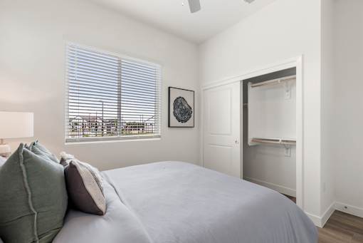 Modern Bedroom at Avilla Rio Oaks Apartments, Liberty Hill, TX 78642