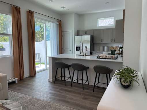 Gourmet Kitchen with Island at Avilla Silver Palm, Land O Lakes, FL 34638