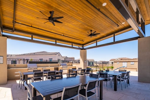 Outdoor Lounge + Grill Area at Avilla Palomino, Glendale, AZ 85302