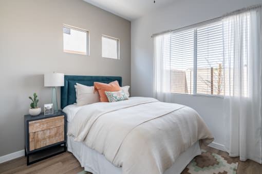 Beautiful Bright Bedroom with Wide Windows at Avilla Palomino, Glendale, AZ 85302
