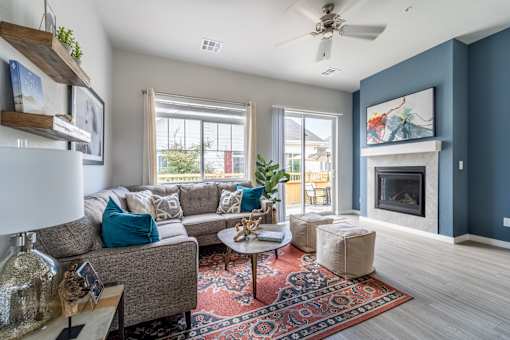 Modern Living Room at Avilla Mesa Vista, Golden, CO 80403