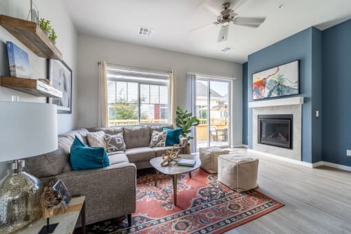 Modern Living Room at Avilla Eastlake, Thornton, CO 80241