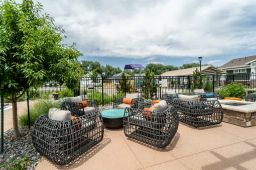 Outdoor Lounge Area at Avilla Eastlake, Thornton, CO 80241