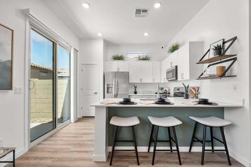 Gourmet Kitchen with Island at Avilla Marigold, Buckeye, AZ 85396
