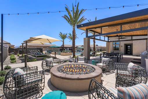 Outdoor Fire Pit at Avilla Marigold, Buckeye, AZ 85396
