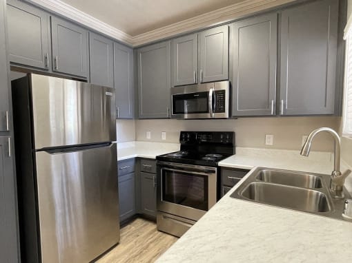 Modern Kitchen at Sharlands Terrace Apartments, Reno, Nevada