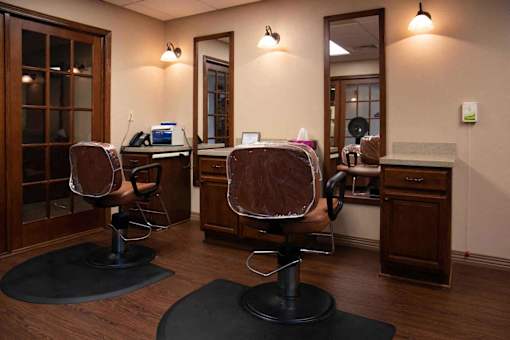 Beauty salon at Hearthside Bartlett, Bartlett, TN