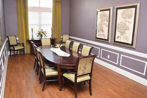 Private Dining Room at Spring Arbor of Greensboro, Greensboro, NC, 27410