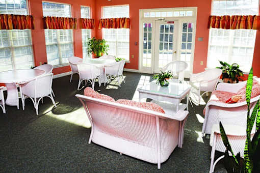Sunroom at Spring Arbor of Rocky Mount in Rocky Mount, NC