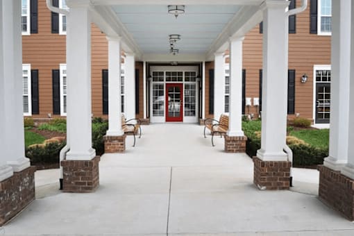 Property entrance at Spring Arbor of Salisbury