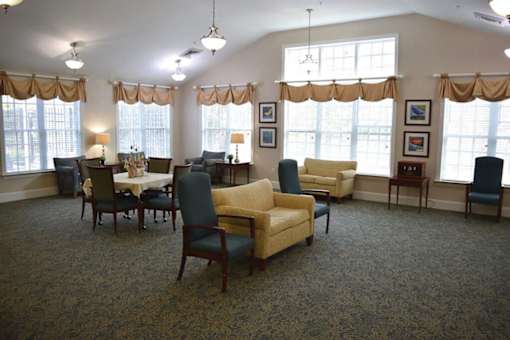 Gathering Room at Spring Arbor of Williamsburg in Williamsburg, VA