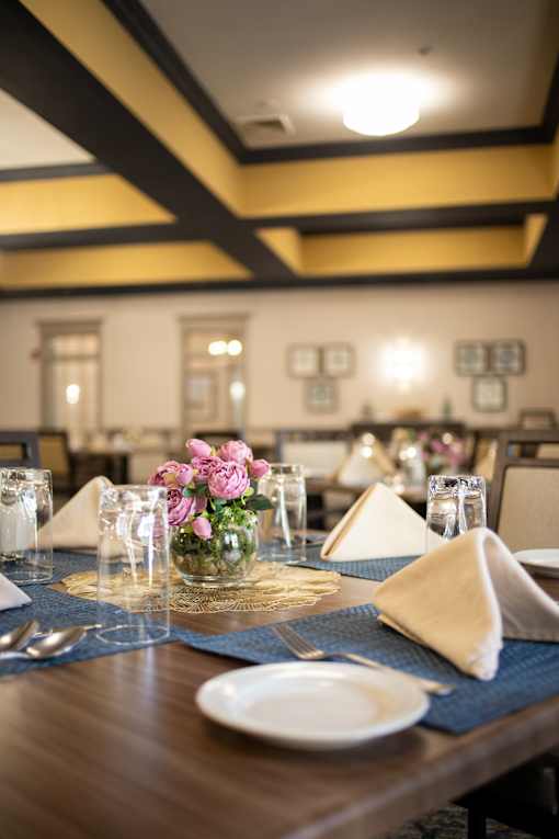 Dining And Foyer at Spring Arbor of Williamsburg, Williamsburg, Virginia