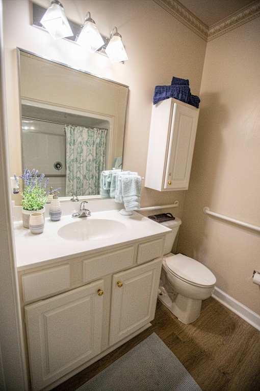 Modern Bathroom at Spring Arbor of Williamsburg, Williamsburg, VA