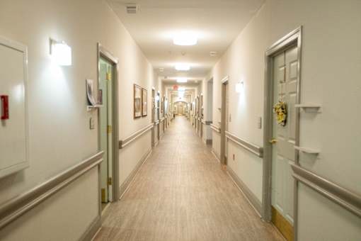 Long Hallway at Spring Arbor of Williamsburg, Virginia, 23185