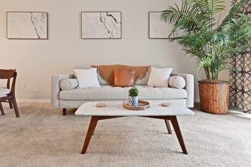 Cozy modern living room at The Reserves of Thomas Glen, Shepherdsville, KY, 40165