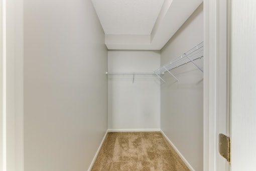 Large walk-in closet for extra storage space at The Reserves of Thomas Glen, Shepherdsville, KY, 40165