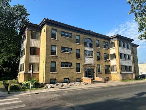 A photo of the exterior of the Passage Community building