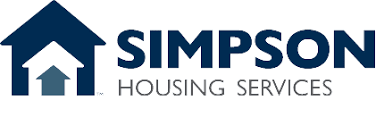 a picture of a house with the words simpsons housing services on it