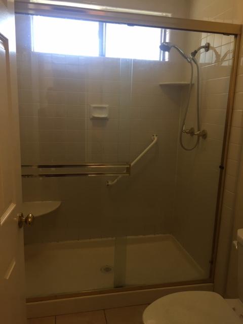 Master bedroom shower