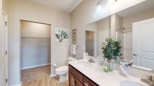 Bathroom With Storage Area at The Slate, Jeffersonville