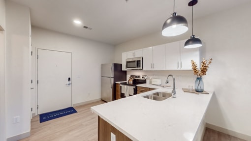 Countertop Kitchen at Current812, Clarksville