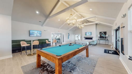 Billiards Table at The Slate, Jeffersonville, 47130