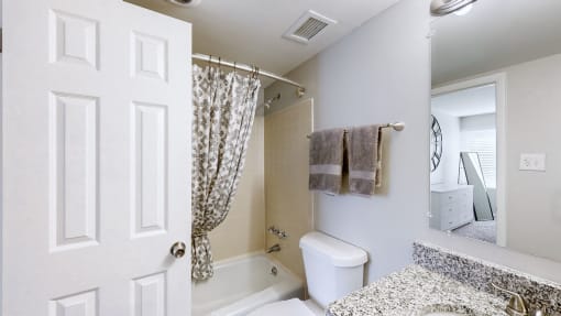 Bathroom at Halsey Flats, Louisville, Kentucky