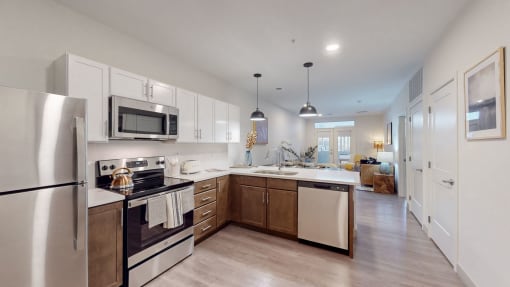 Fully Equipped Kitchen at Current812, Clarksville Indiana