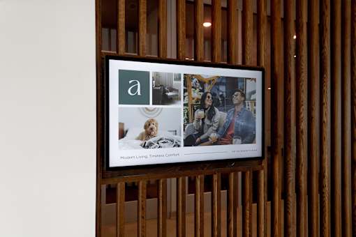 Interactive Screen Allure Apartments
