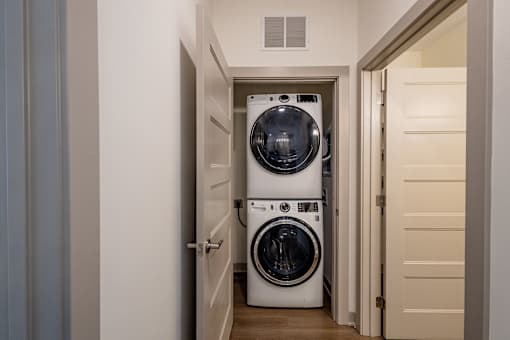 Washer and Dryer One Bedroom