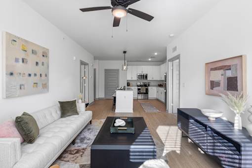 Living Room & Kitchen at Sage Springs, Kentucky, 42701