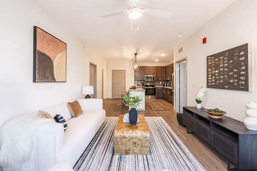 Living Room at Arlington Farms, Greenwood, IN, 46143