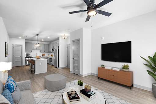 Arbour Place - Living Room & Kitchen