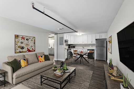 Clarksville Lofts - Living Room