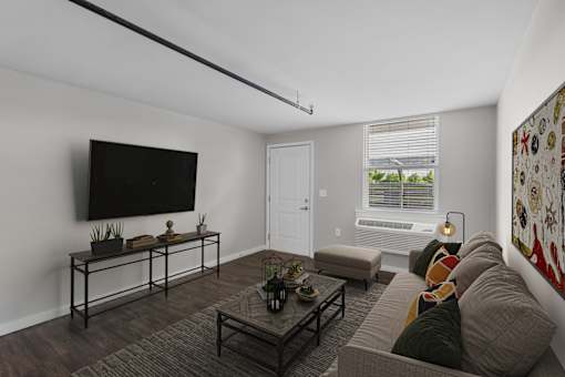 Clarksville Lofts - Living Room