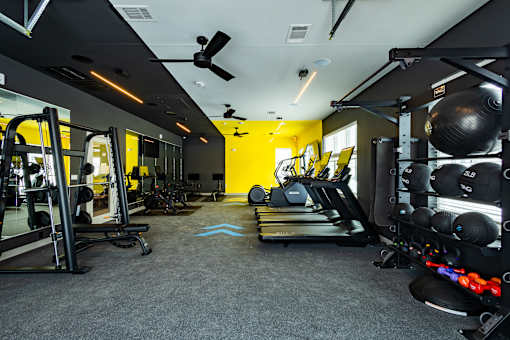 Fitness Room at Allure Apartments