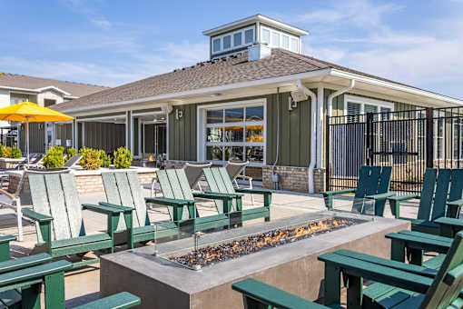 Outdoor Fire Pit Patio at Sage Springs, Kentucky