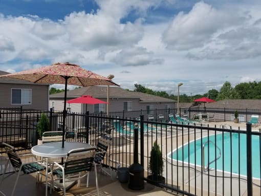 our apartments offer a clubhouse with a pool