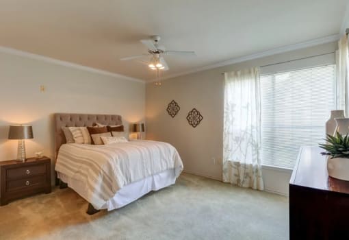 Birmingham Master Bedroom  at Seven Oaks Apts, Garland, 75044