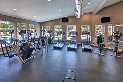 Fitness Center  at Highland Park, Fort Worth, TX, 76132